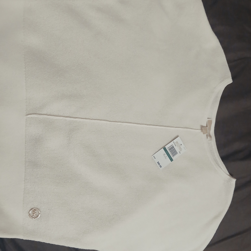 Michael Kors White Knit Sweater